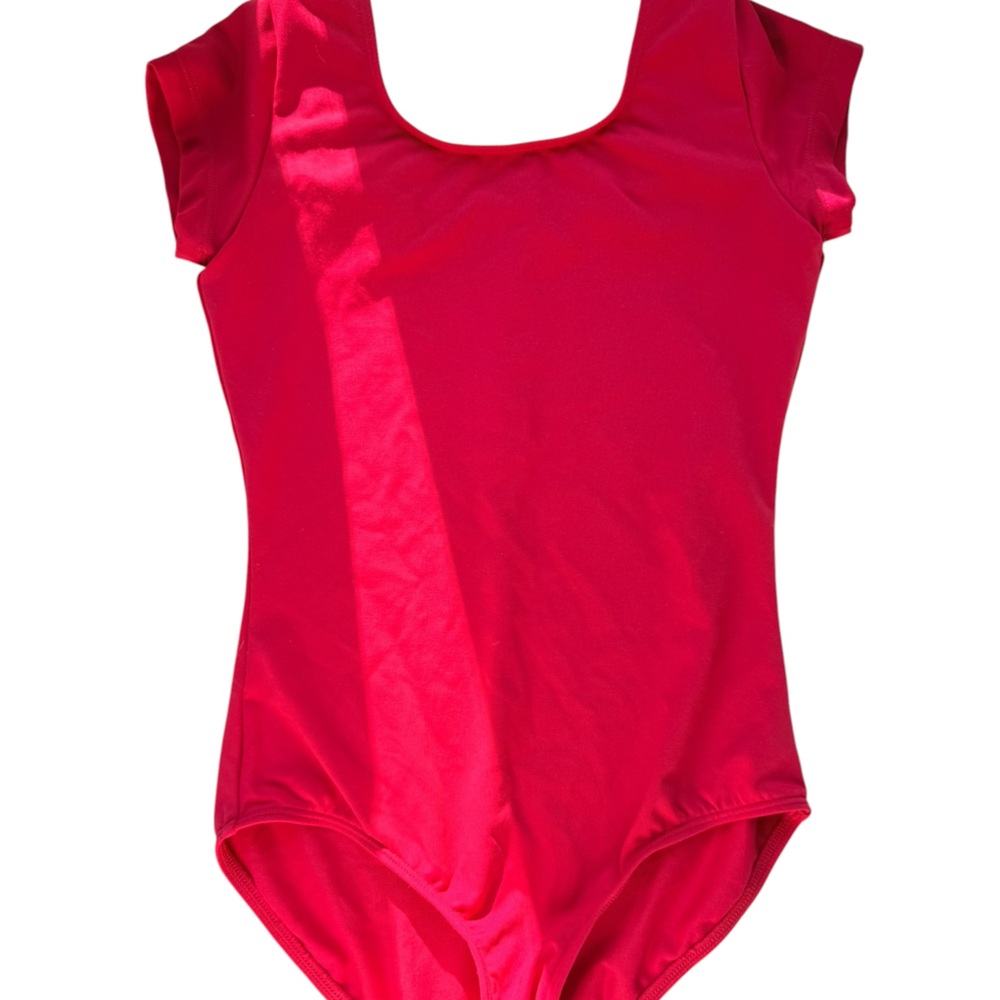 Bloch Pink Scoop Neck Leotard size 6